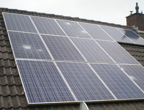 schade zonnepanelen