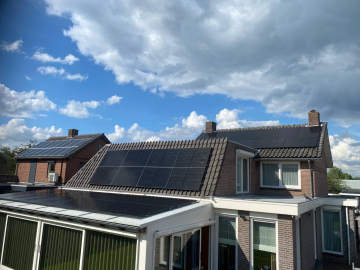 Zonnepanelen in Mill