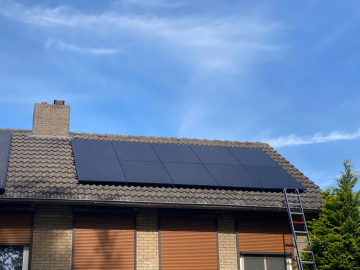 Zonnepanelen in Milsbeek