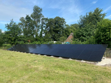 Zonnepanelen in Westerbeek