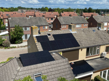 Zonnepanelen in Sambeek