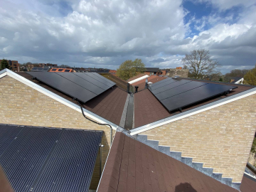 zonnepanelen in Boxmeer