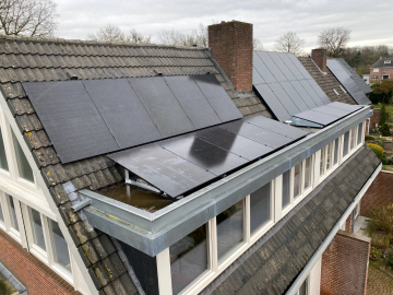 zonnepanelen in Bergen