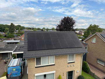 Zonnepanelen in Wilbertoord