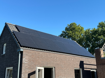 Zonnepanelen in Mill