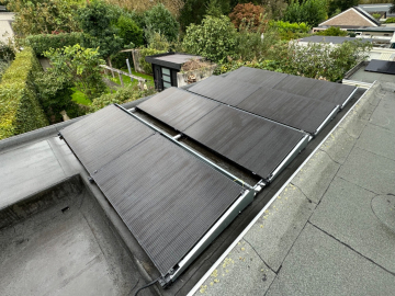 Zonnepanelen in Milsbeek