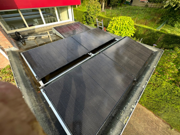 Zonnepanelen in Milsbeek