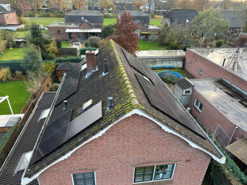 Zonnepanelen in Haps