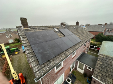 Zonnepanelen in Ledeacker