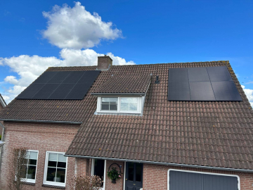 Zonnepanelen in overloon