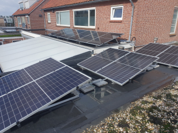 Zonnepanelen in Mill