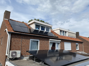 Zonnepanelen in Vierlingsbeek
