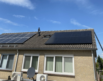 Zonnepanelen in Vierlingsbeek